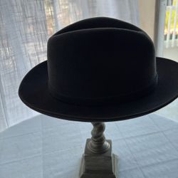 Vintage Fedora Hat, Size 7 Wool 