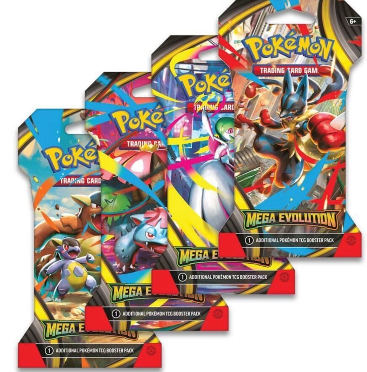 Pokemon Mega Evolution Sleeved Boosters