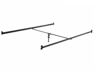 Structures Hook-In Queen Bed Frame Rail System with Center Bar Support