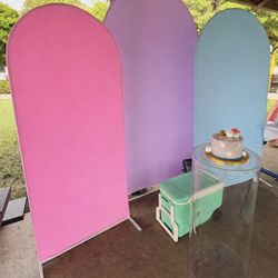 Arch Stands With Covers