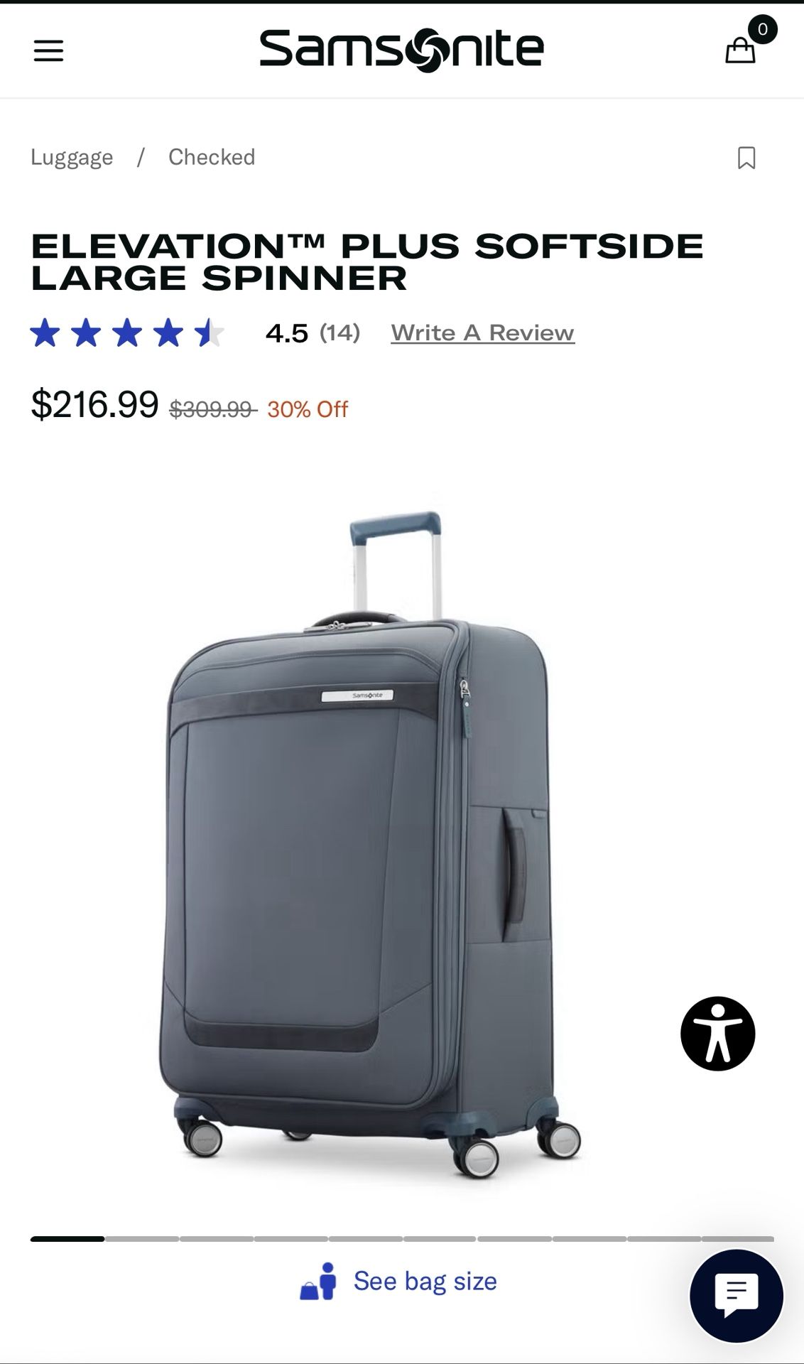 Samsonite Elevation Plus SS Luggage 