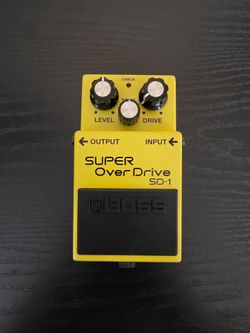 BOSS SD-1 Super OverDrive Guitar Pedal – Excellent Condition w/ Box