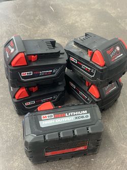 Milwaukee XC M18 5.0 Batteries