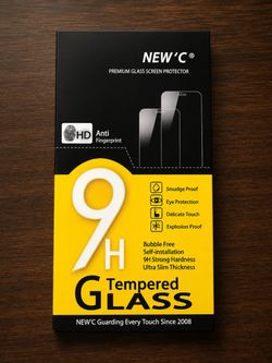NEW’C iPhone 15 Pro Max Tempered Glass Screen Protector Kit