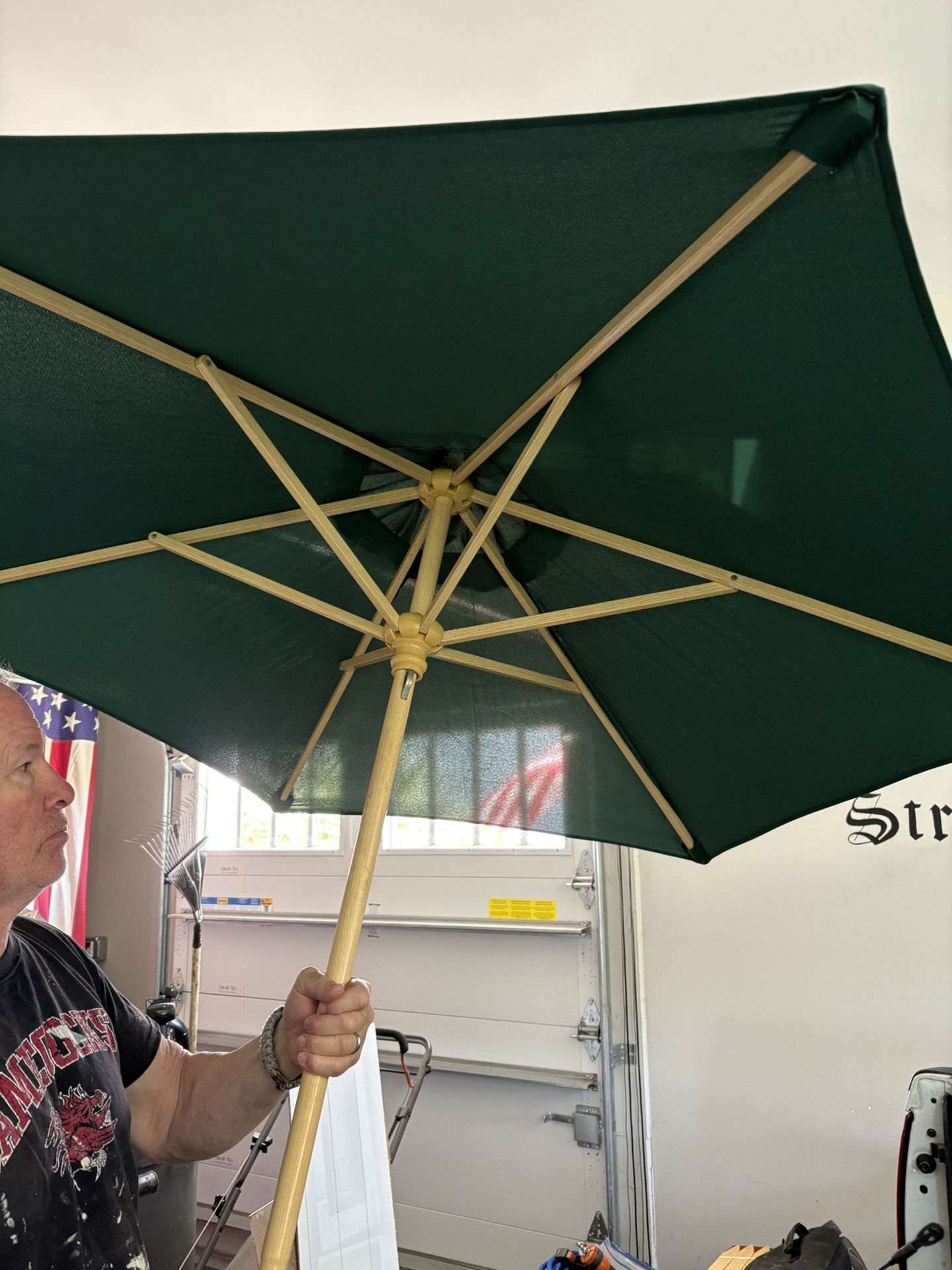 Beach umbrella (green)