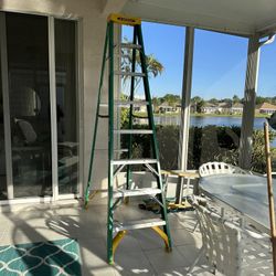 8 Ft Werner Medium Duty A-Frame Ladder