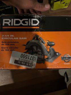 Ridgid circular saw