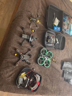 FPV drone goggles and accessories bundle