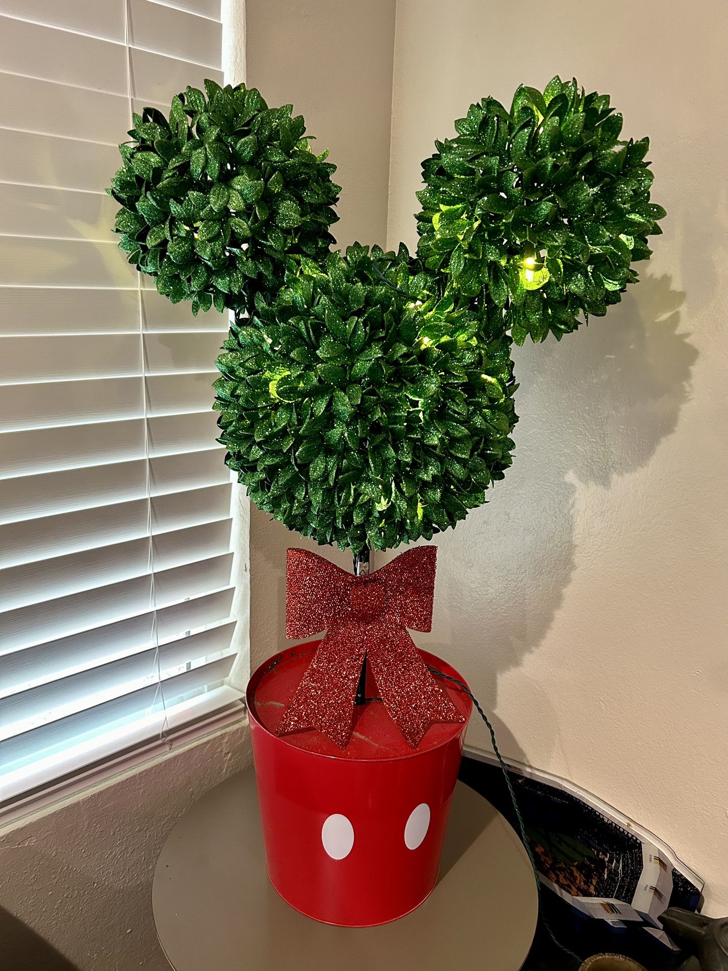 Disney Mickey Mouse Christmas Tree LED Teopary