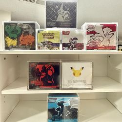 Pokemon Acrylic Cases (ETB & BB)
