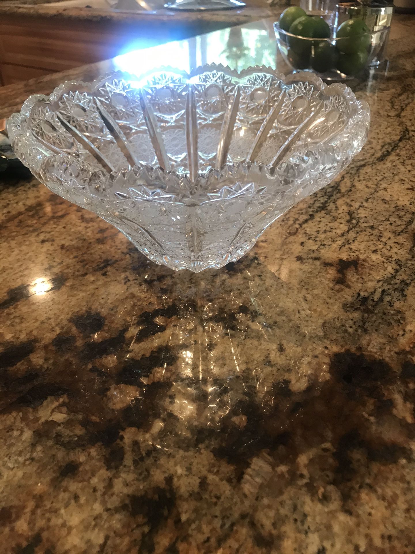 Bohemia crystal vase