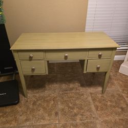 Solid wood desk
