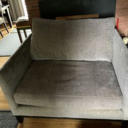 Dania Upholstered Wide Chair/Loveseat