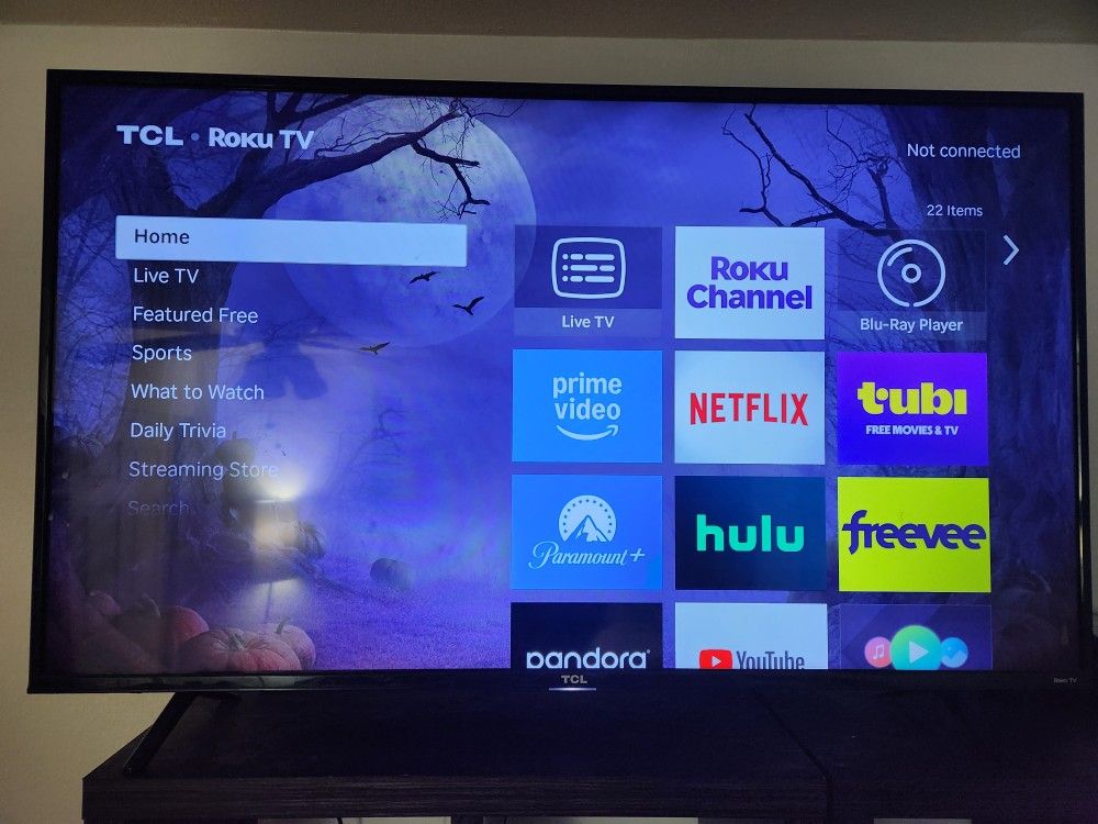 55" TCL 4K HDR ROKU TV with REMOTE