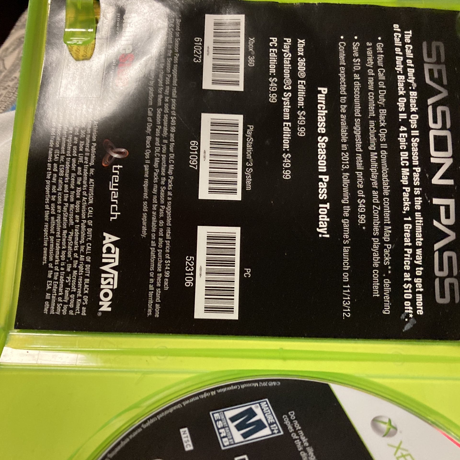 Xbox Call Of Duty Black Ops 2 for Sale in Wichita, KS - OfferUp