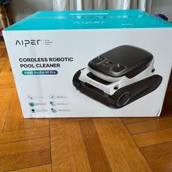 New - Aiper - Scuba N1 Cordless Robotic Pool Cleaner for In-Ground Pools up to 1600sq.ft, Automatic Pool Vacuum, Lasts 150 Mins - White