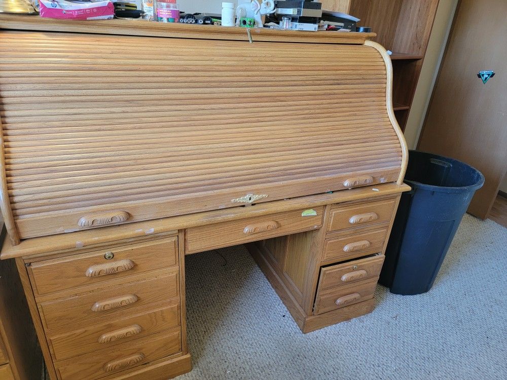 Solid Maple Rolltop 2 Piece