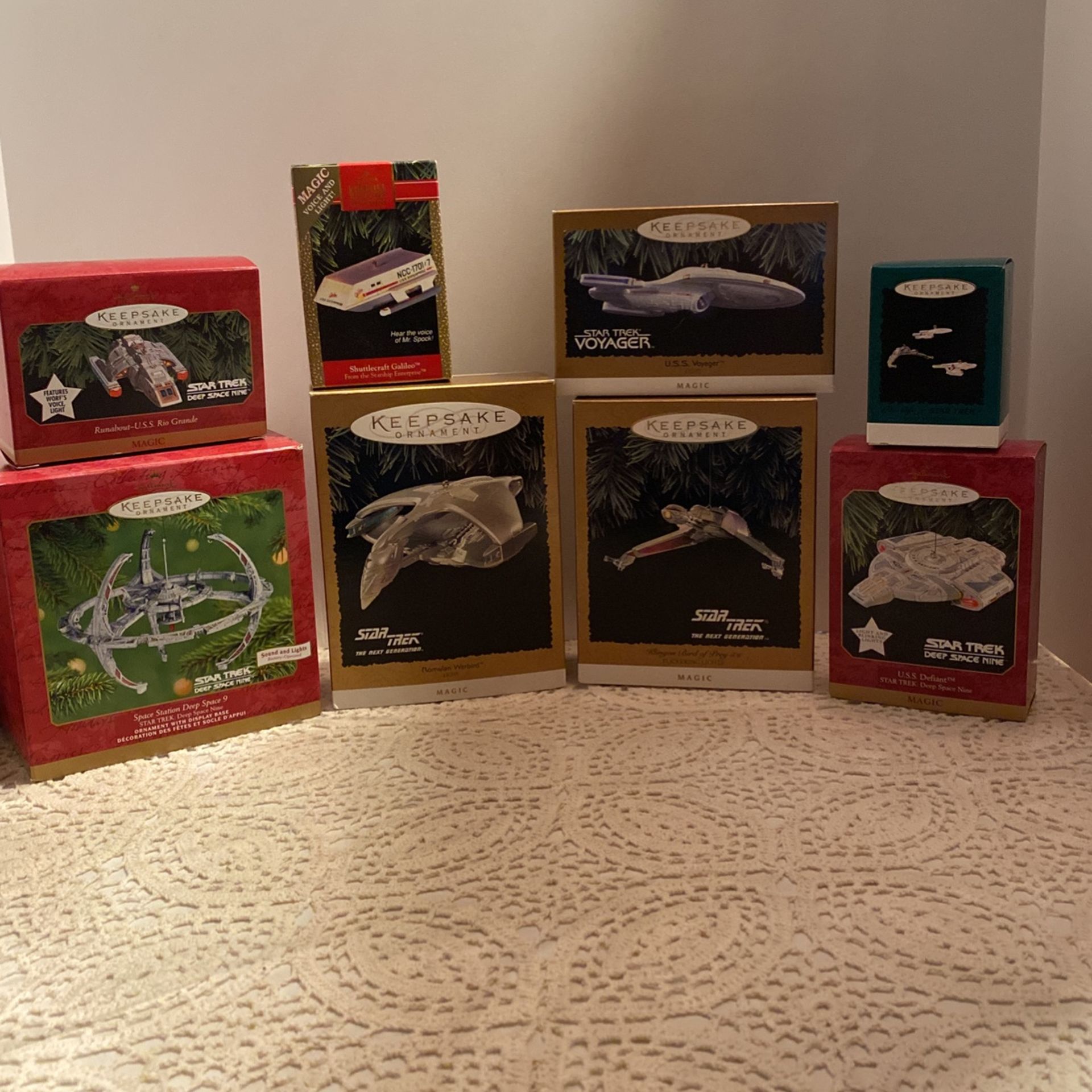 Keepsake Star Trek Ships Ornaments