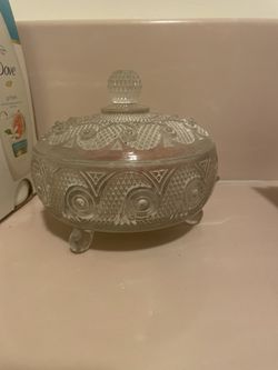 Crystal Dish with Lid