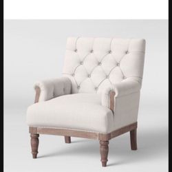 Alford Rolled Arm Tufted Chair - Threshold