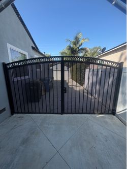 Ornamental double gate