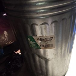 Metal Trash Can No Lid