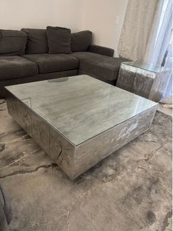 Dinning room table and chairs, coffee table and side table