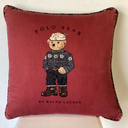 Ralph Lauren Polo Bear Pillow