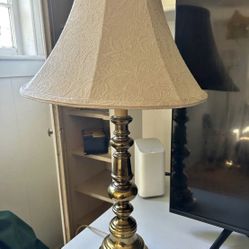 4 brass lamps (two Tall)