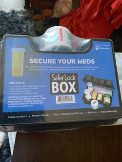 Secured medical box