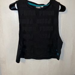 Black Puma Workout Shirt