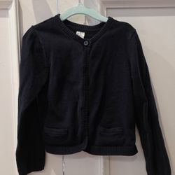 Sweater Girl Black Cardigan Size 5