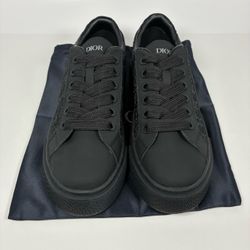 Dior black embossed shoes