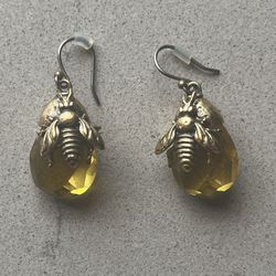 Dangly Bee Earrings  Honeybee Earring Jewelry 