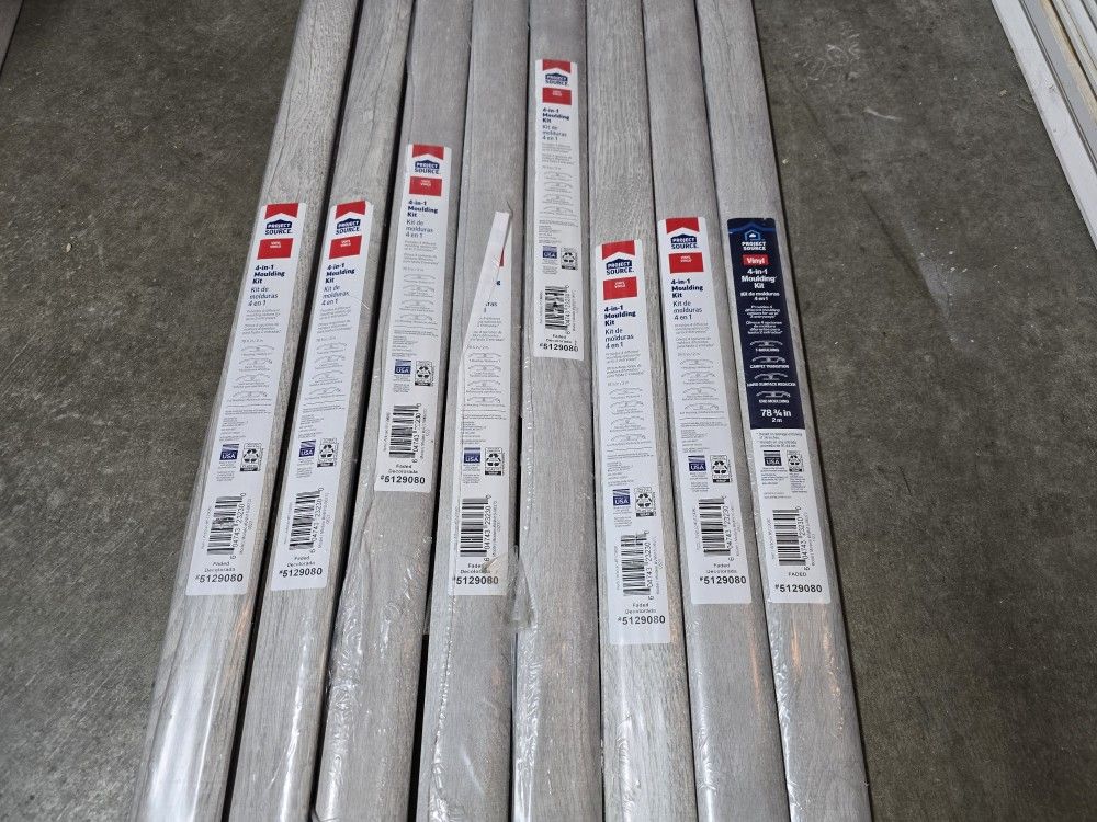 Project Source Faded Vinyl 4 In 1 Floor Moulding 8 Count