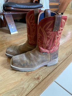 Justin size 9 work boots