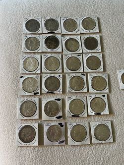 24 Morgan dollars including 1878 CC
