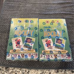 1992 OPC Premier Hockey Wax Box. 