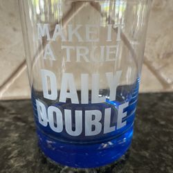 Jeopardy Drinking Glass