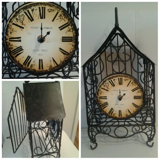 Poirot & GermainMetal Birdcage Clock for Sale in South Jordan, UT