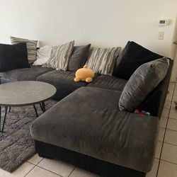 2 Piece Sectional And Swivel chair