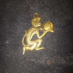 Brass Monkey Pendant 
