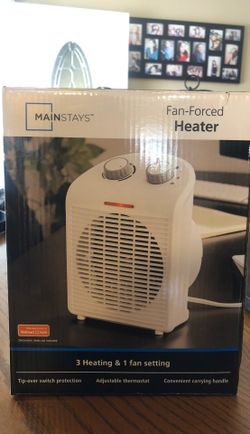 Fan forced heater