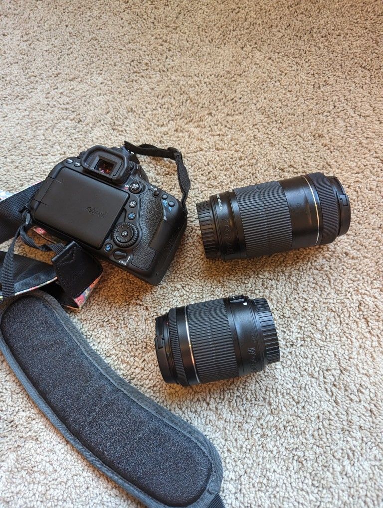 Canon EOS 80D DSLR Kit w/ 2 Lens / 32G Card / Case