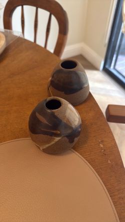 Handmade ceramic vases
