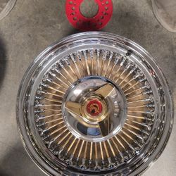 Mclane Wire Wheel 52 Spoke 15 Inch New Rim No Whitewall Tire 5 Lug Universal Trade Daytons Zenith Tru Classic Roadster Tru Spokes Starwire Tru Ray Wir