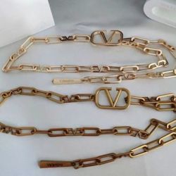 Valentino Gold Chain Belt for Women