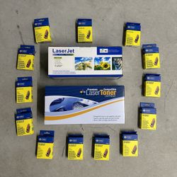 LaserJet Premium Compatible Ink Cartridges Lot of 15