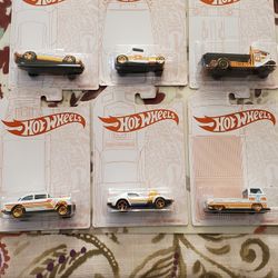 Full Set Pearl and Chrome Series Hot Wheels.