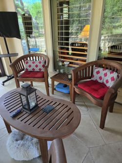 Solid Teakwood Patio Set